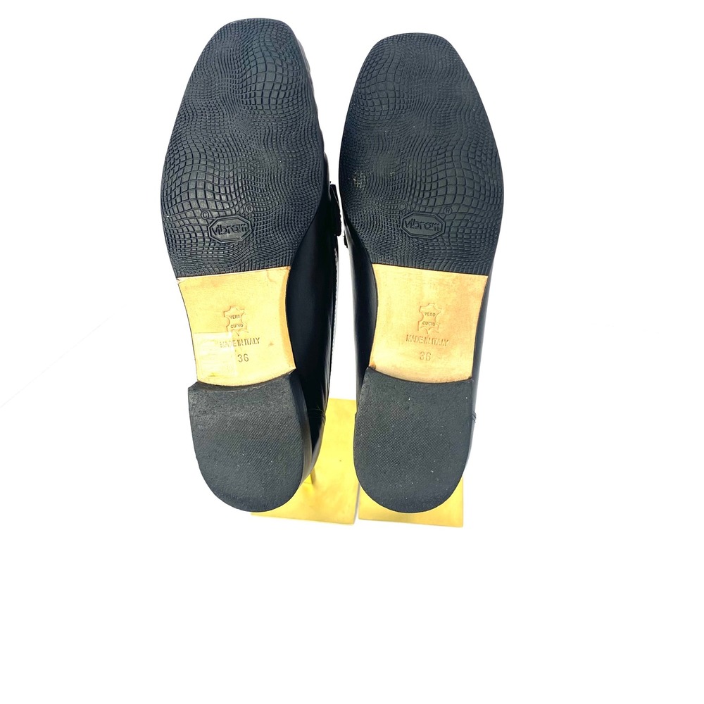 Charles Clinkard Black Leather Horsebit Loafers Made in Italy Size 36 EU - Picture 2 of 7